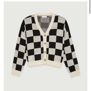 NWT Oak + Fort Checkered cardigan